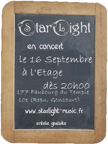 Concert Abracadabar 16/09/11 20h00